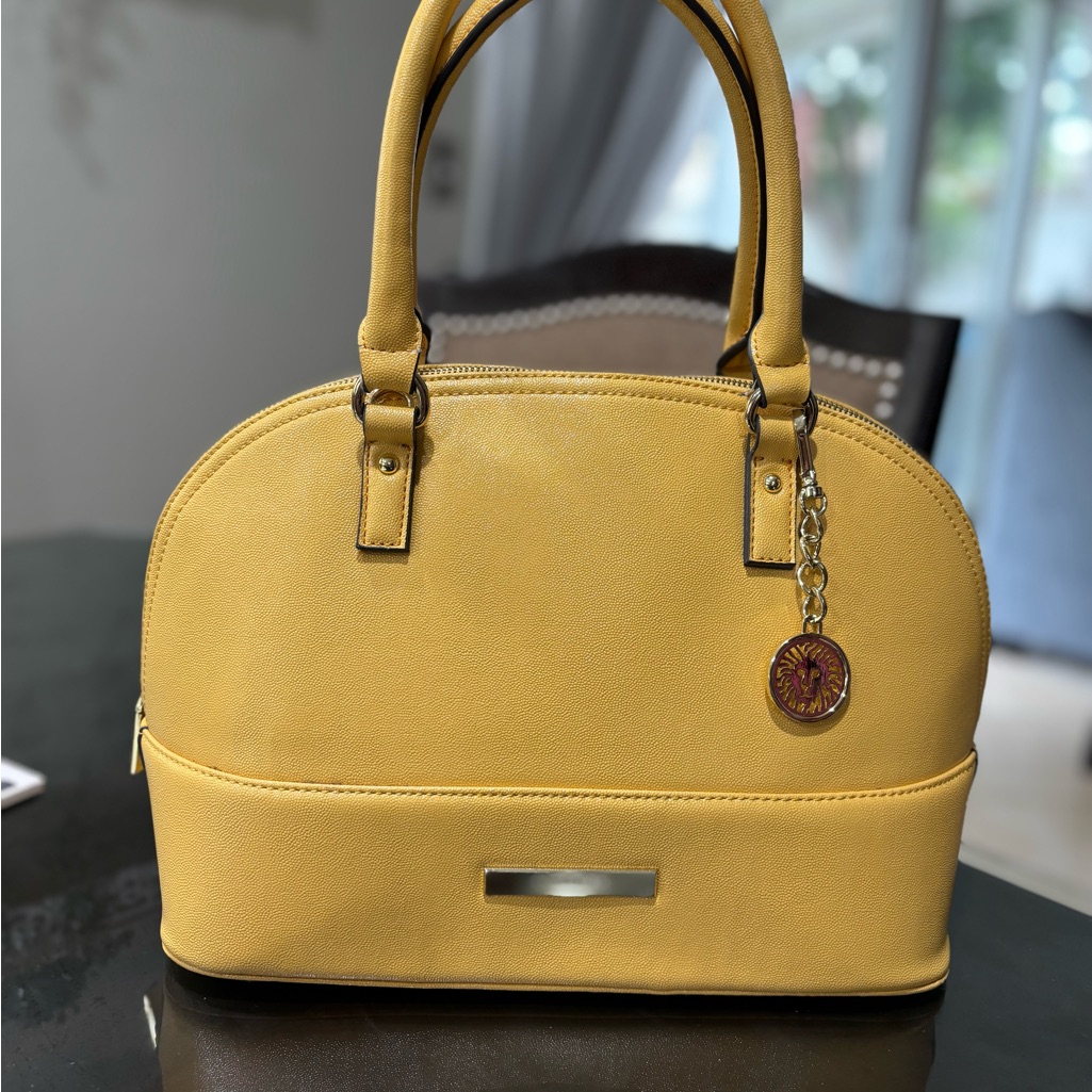 Anne Klein Mustard Yellow Satchel